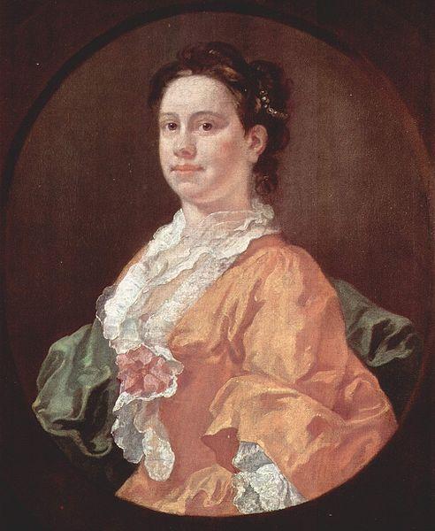William Hogarth Portrait of Madam Salter Sweden oil painting art